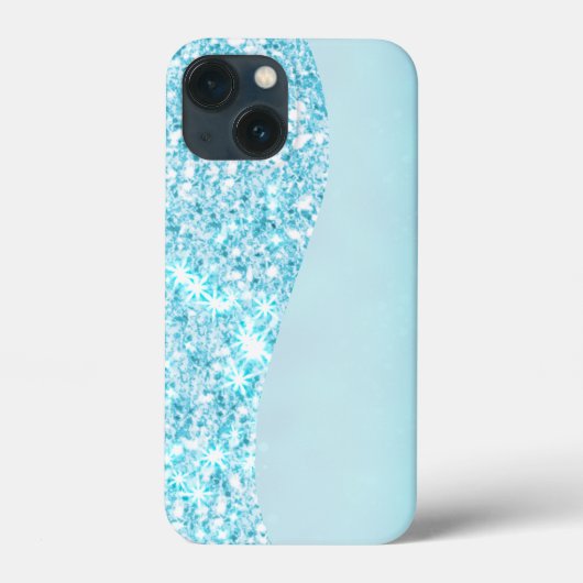 Blauw Luxe Moderne gradiënt galaxy glitter ster Case-Mate iPhone Case (Achterkant)