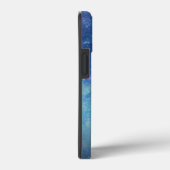Blauw Luxe Moderne gradiënt galaxy glitter ster Case-Mate iPhone Case (Achterkant / Rechts)