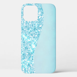 Blauw Luxe Moderne gradiënt galaxy glitter ster iPhone 12 Hoesje