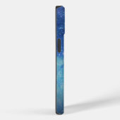 Blauw Luxe Moderne gradiënt galaxy glitter ster Case-Mate iPhone Case (Achterkant / Rechts)