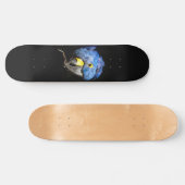 Blauw Macaw Skateboard (Horizontaal)