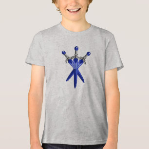 Blauw Magisch Zwaard Kinder T-shirt