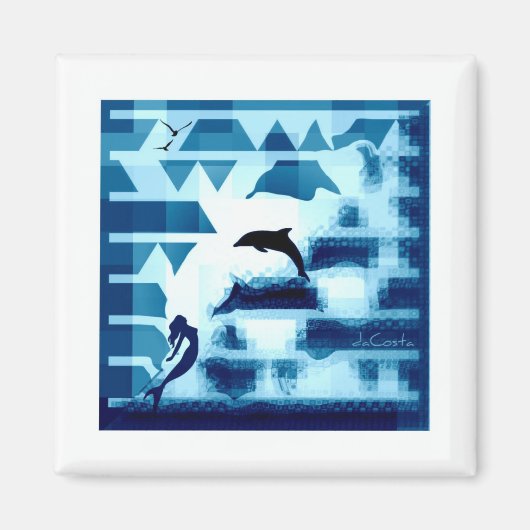 Blauw Magneet (Voorkant)