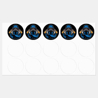 blauw man labels