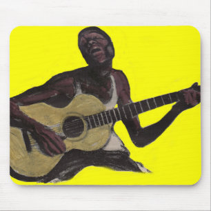 blauw man zingt de blauwen muismat