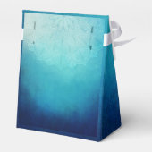 Blauw Mandala Abstract Bedankdoosjes (Achterkant)