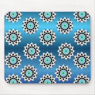 Blauw Mandala Patroon Muismat