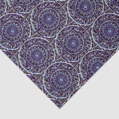 Blauw mandala voor ontkoppeling tissuepapier (Detail)