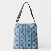 Blauw mandje crossbody tas (Achterkant)