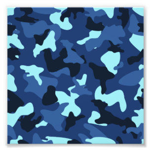 Blauw maritiem leger camouflagepatroon foto afdruk
