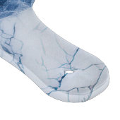 Blauw marmer abstract kustpatroon snijplank (Hoek)