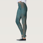 Blauw Marmer Abstract Leggings (Links)