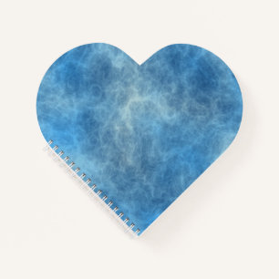 Blauw Marmer Abstract Notitieboek