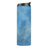 Blauw Marmer Abstract Thermosbeker (Gedraaid links)