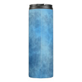 Blauw Marmer Abstract Thermosbeker (Achterkant)