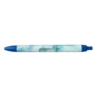 blauw marmer - mooi textuurpatroon personaliseren zwarte inkt pen