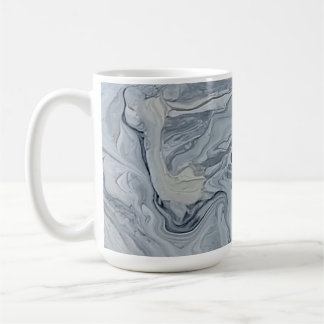 Blauw Marmer Wervelend Keramiek Koffiekopje Koffiemok