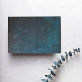 Blauw Marmeren Elegante Trouw-RSvp QR-code RSVP Kaartje