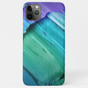 Blauw marmerontwerp iPhone 11 pro max hoesje