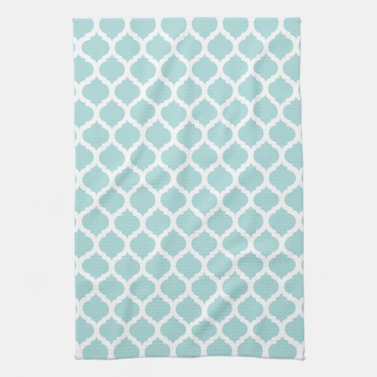 Blauw Marokkaans Pattern Kitchen Towels Theedoek (Verticaal)