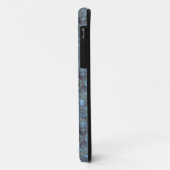 Blauw matglas donker Case-Mate iPhone case (Achterkant/links)
