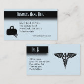 Blauw medisch Visitekaartje (Voorkant / Achterkant)