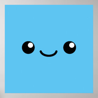 Blauw Meisje Poster