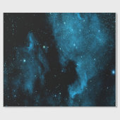 Blauw melkpapier cadeaupapier (Vlak)