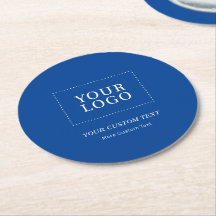 Blauw Merk Aangepast Zakelijk Logo Promotioneel
