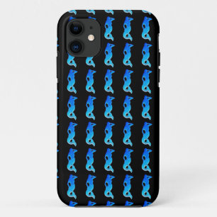 blauw mermaïdepatroon hoesje