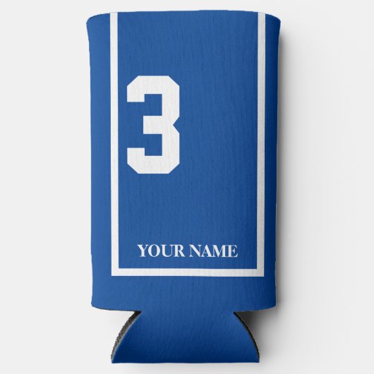 Blauw met Wit Paard 3 Zadeldoek Custom (Voorkant)