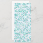 Blauw metaball patroon (Voorkant / Achterkant)