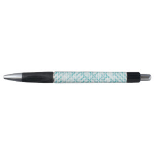 Blauw metaball patroon pen