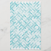 Blauw metabalpatroon flyer (Voorkant)