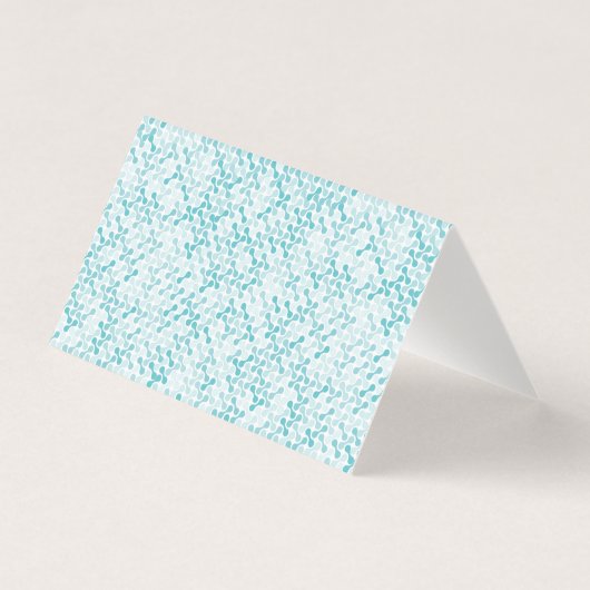 Blauw metabalpatroon kaart (Voorkant)