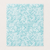 Blauw metabalpatroon kaart (Buitenkant ongevouwen)