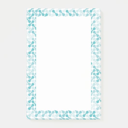 Blauw metabalpatroon post-it® notes (Voorkant)