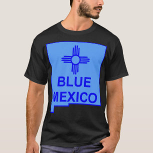 Blauw Mexico T-shirt