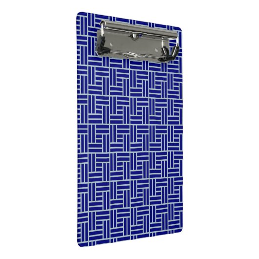 Blauw Mini Klembord (Schuin)