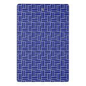 Blauw Mini Klembord (Achterkant)