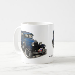Blauw model A-mok Koffiemok