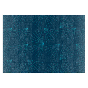 Blauw, modern, eenvoudig lichtfeest snijplank