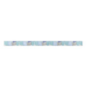 Blauw, modern ribbon lint (Voorkant)