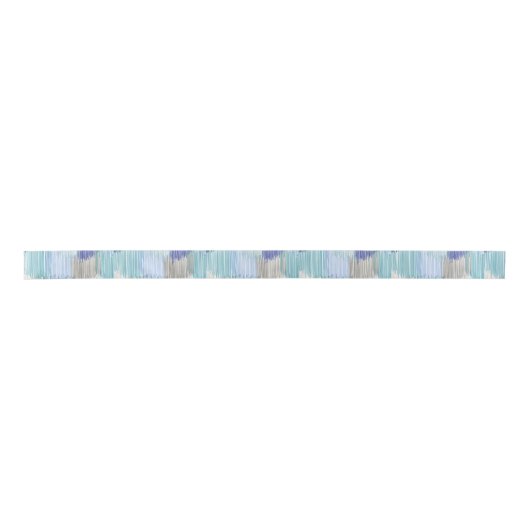 Blauw, modern ribbon lint (Voorkant)
