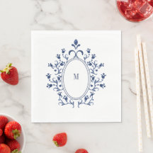 Blauw monogram