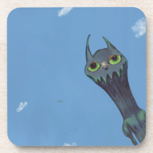 Blauw Monster Drankjes Onderzetter