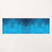 Blauw mozaïek geometrisch patroon yogamat (Voorkant (horizontaal))