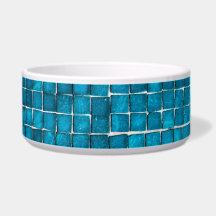 Blauw mozaïekpatroon