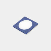 Blauw mozaïekpixelpatroon post-it® notes (Schuin)