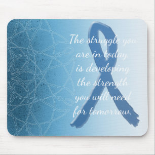 Blauw mystiek mandala inspirerend muismatje muismat